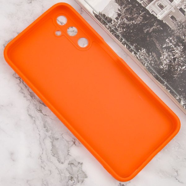 Силіконовий чохол для Samsung Galaxy A24 4G Помаранчевий Candy Full Camera - Зображення 3