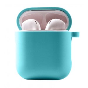 Силіконовий футляр для Airpods 1/2 з мікрофіброю