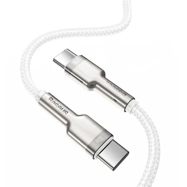 Дата кабель Baseus Cafule Series Metal Type-C to Type-C 100W (1m) (CATJK-C) - Зображення 2
