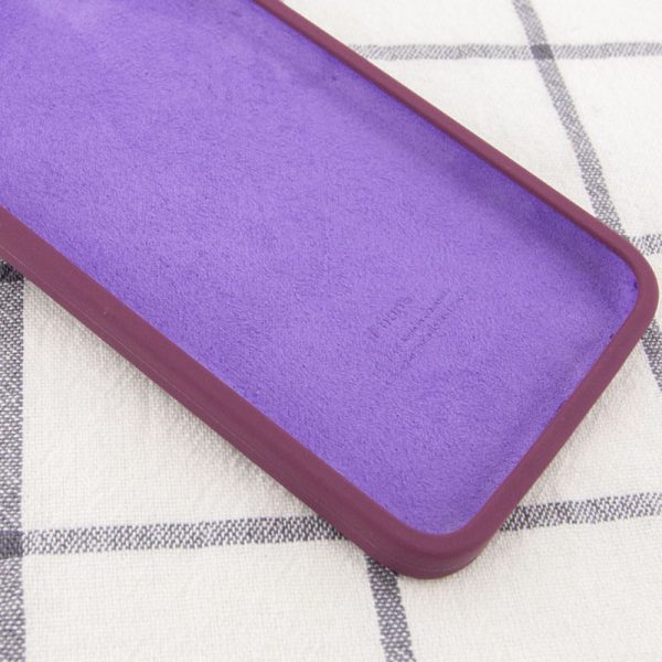 Чохол для iPhone XR Бордовий Silicone Case Square Full Camera Protective - Зображення 3