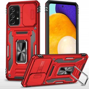 Ударостійкий чохол для Samsung Galaxy A53 5G Червоний Camshield Army Ring