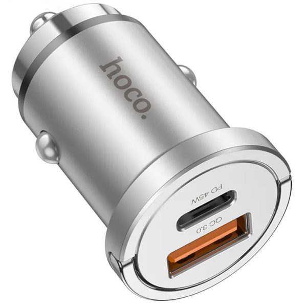 АЗП Hoco NZ10 Handy PD45W+QC3.0 + Type-C to Lightning - Зображення 4