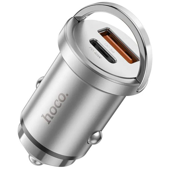 АЗП Hoco NZ10 Handy PD45W+QC3.0 + Type-C to Lightning - Зображення 6
