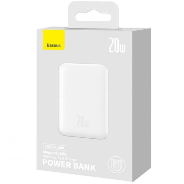 Павербанк Power Bank Baseus Magnetic Mini 20W c БЗП 10000 mAh (PPCX070001) - Зображення 4