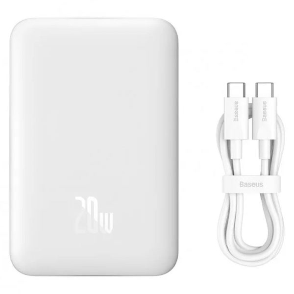 Павербанк Power Bank Baseus Magnetic Mini 20W c БЗП 10000 mAh (PPCX070001) - Зображення 6