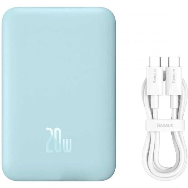 Павербанк Power Bank Baseus Magnetic Mini OS 20W c БЗП 10000 mAh (PPCX110105) - Зображення 2