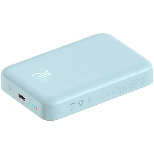 Павербанк Power Bank Baseus Magnetic Mini OS 20W c БЗП 10000 mAh (PPCX110105) - Зображення 5