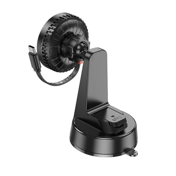 Автотримач з БЗП Borofone BH208 Mona retractable (center console) - Зображення 5