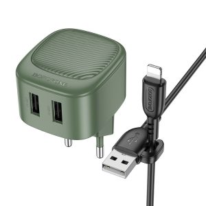 Зарядний пристрій Borofone BAS21A Special (2A) + Lightning