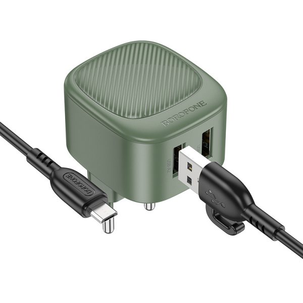 Зарядний пристрій Borofone BAS21A Special (2A) + Type-C - Зображення 2