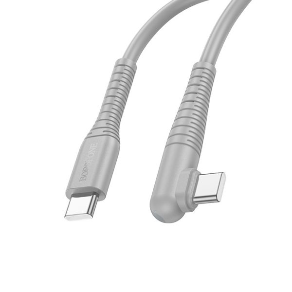 Дата кабель Borofone BX105 Corriente 60W Type-C to Type-C (1m) - Зображення 2