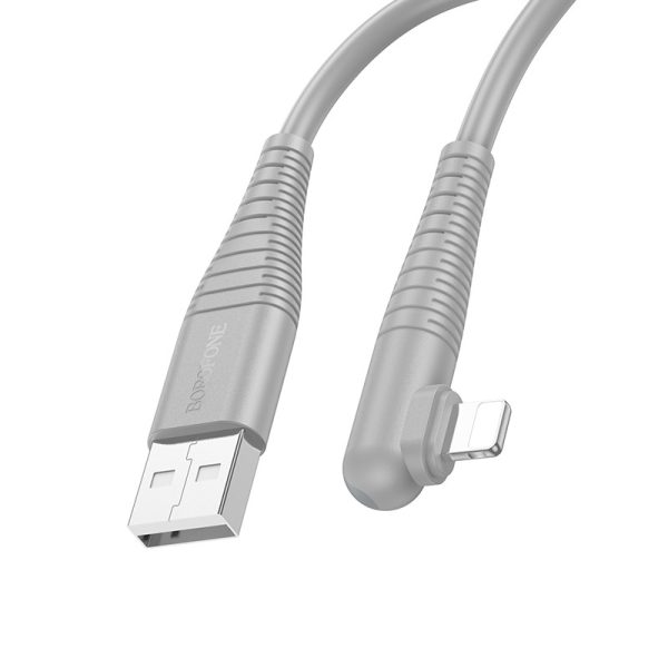 Дата кабель Borofone BX105 Corriente USB to Lightning (1m) - Зображення 2