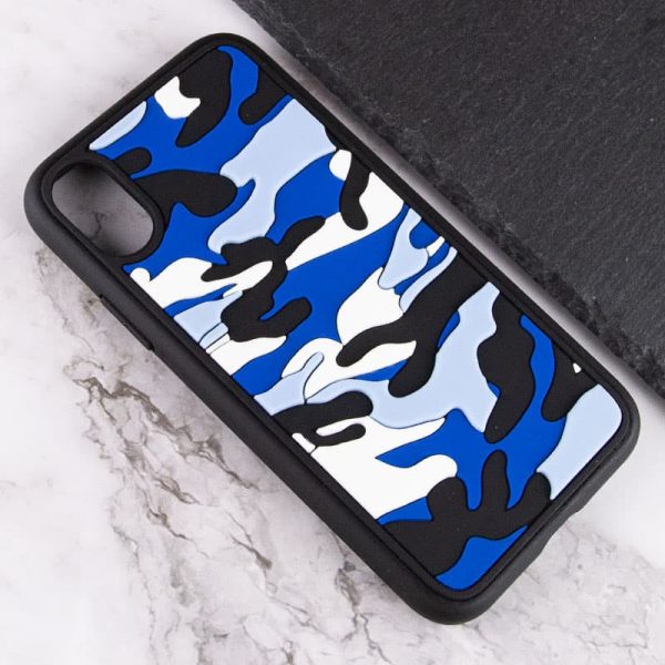 Чохол для iPhone XS Max Синій TPU+PC Army Collection - Зображення 3