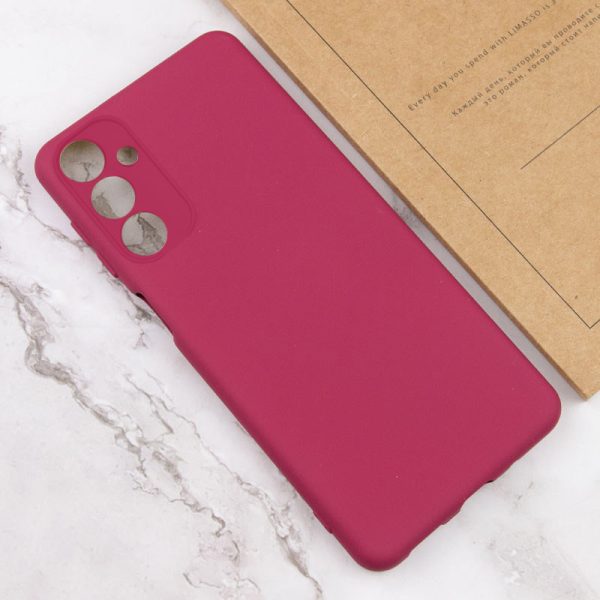 Чохол для Samsung Galaxy M34 5G Бордовий Silicone Cover Lakshmi Full Camera (A) - Зображення 4
