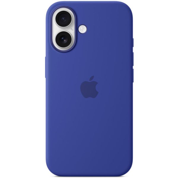 Чохол для iPhone 16 Синій Silicone case full with Magsafe and Animation - Зображення 2