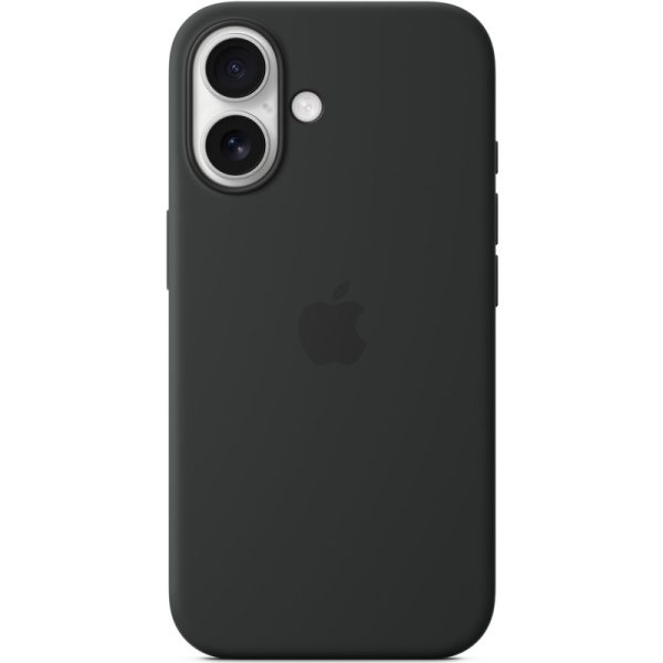 Чохол для iPhone 16 Plus Чорний Silicone case full with Magsafe and Animation - Зображення 2