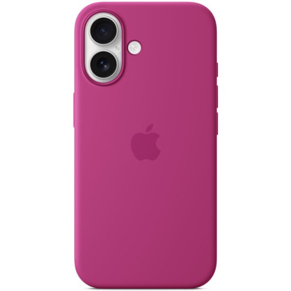 Чохол для iPhone 16 Plus Fuchsia Silicone case full with Magsafe and Animation - Зображення 2