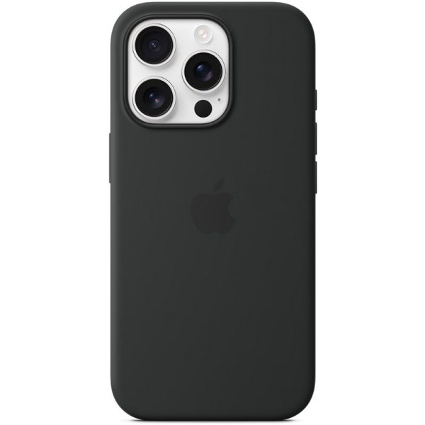 Чохол для iPhone 16 Pro Чорний Silicone case full with Magsafe and Animation - Зображення 2
