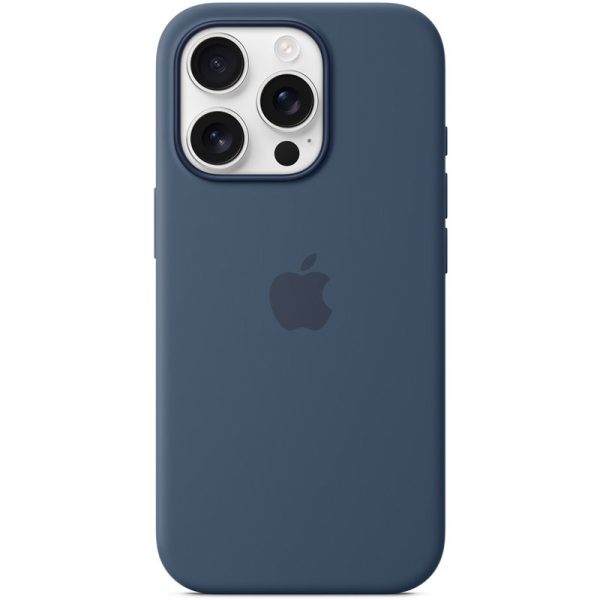 Чохол для iPhone 16 Pro Denim Silicone case full with Magsafe and Animation - Зображення 2