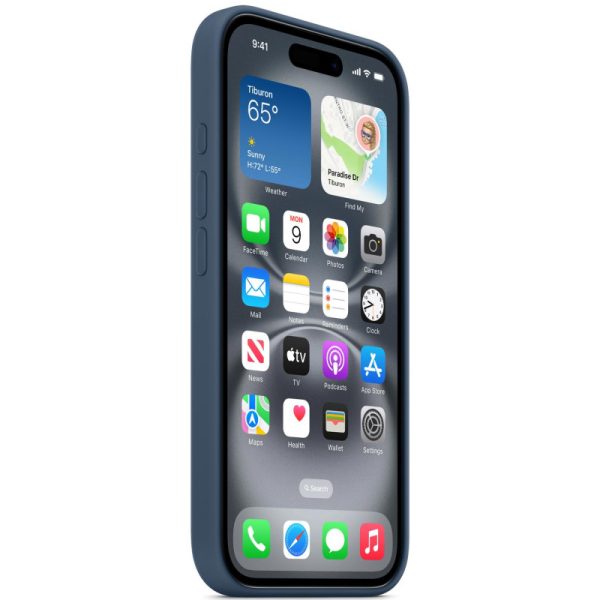 Чохол для iPhone 16 Pro Denim Silicone case full with Magsafe and Animation - Зображення 4