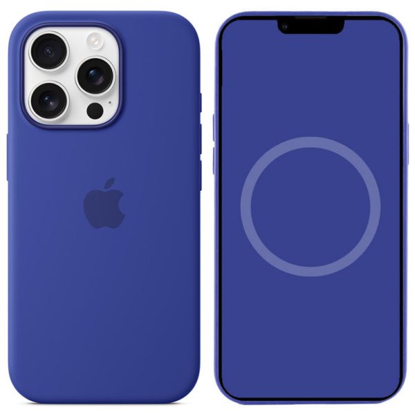 Чохол для iPhone 16 Pro Ultramarine Silicone case full with Magsafe and Animation