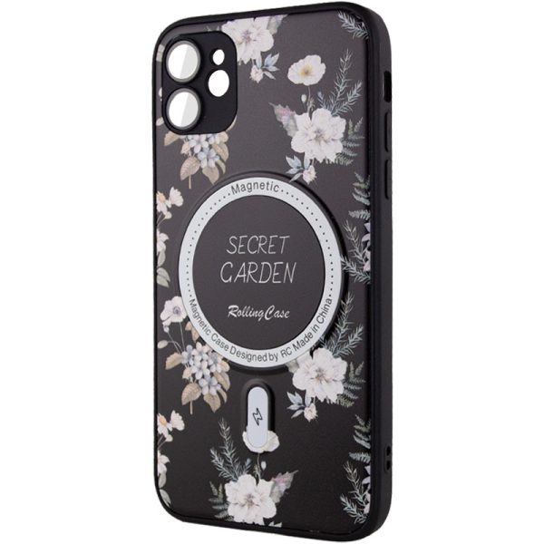 Чохол для iPhone 11 Чорний Secret Garden with MagSafe - Зображення 3