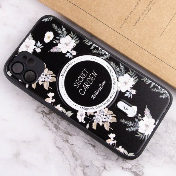 Чохол для iPhone 11 Чорний Secret Garden with MagSafe - Зображення 4