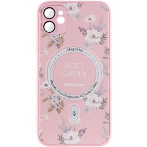 Чохол для iPhone 11 Рожевий Secret Garden with MagSafe