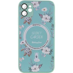 Чохол для iPhone 11 М'ятний Secret Garden with MagSafe
