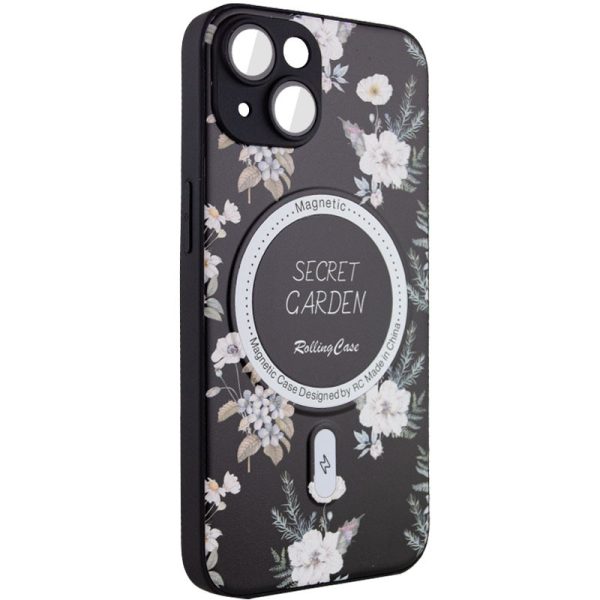 Чохол для iPhone 13 Чорний Secret Garden with MagSafe - Зображення 2