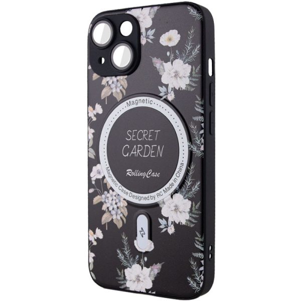 Чохол для iPhone 13 Чорний Secret Garden with MagSafe - Зображення 3