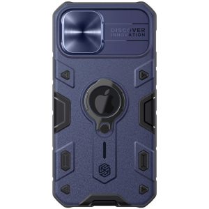 Чохол для iPhone 12 Pro Max Синій Nillkin CamShield Armor (шторка на камеру)