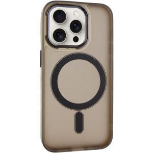 Чохол для iPhone 13 Pro Сірий TPU+PC Lily with MagSafe