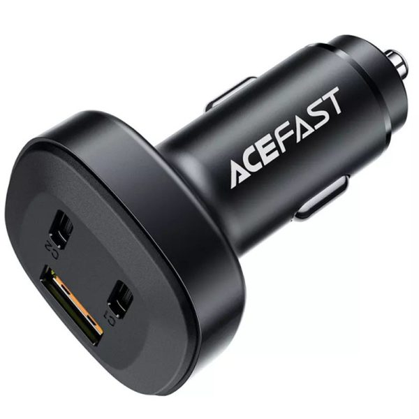 АЗП Acefast B3 66W(USB-C+USB-C+USB-A) three-port metal car charger - Зображення 3