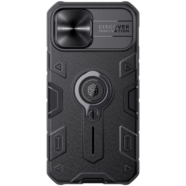 Чохол для iPhone 13 Pro Max Чорний Nillkin CamShield Armor no logo (шторка на камеру) - Зображення 2