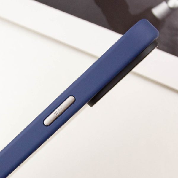 Чохол для iPhone 15 Pro Синій Синійo Skin Friendly Frosted with MagSafe - Зображення 4