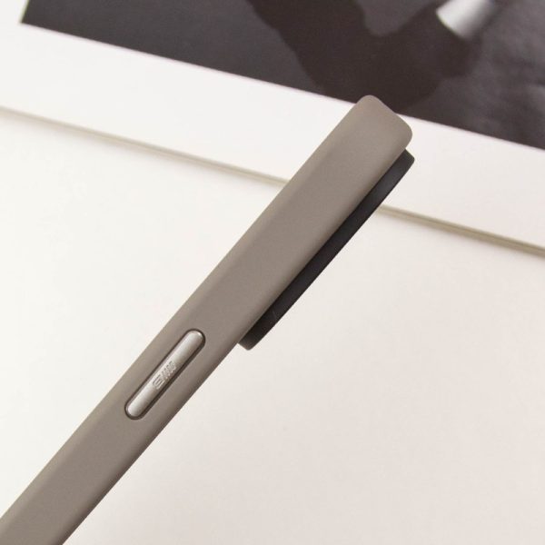 Чохол для iPhone 15 Pro Max Сірий Синійo Skin Friendly Frosted with MagSafe - Зображення 5