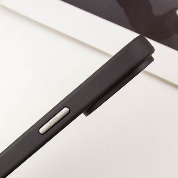 Чохол для iPhone 15 Pro Max Чорний Синійo Skin Friendly Frosted with MagSafe - Зображення 7