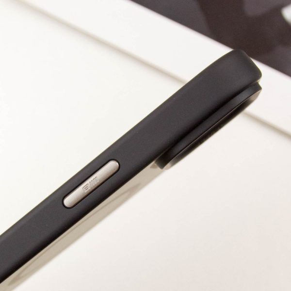 Чохол для iPhone 14 / 13 Чорний Синійo Skin Friendly Frosted with MagSafe - Зображення 7