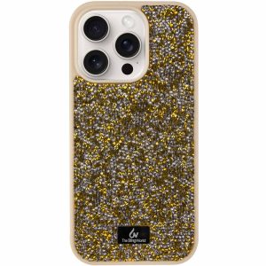 Чохол для iPhone 14 Pro Max Золотий Bling World Rock Diamond