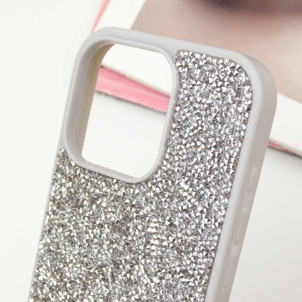 Чохол для iPhone 14 Pro Max Срібний Bling World Rock Diamond - Зображення 5