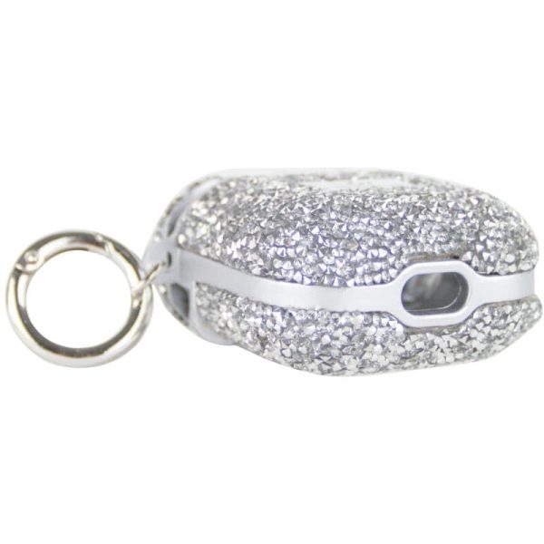 Чохол для навушників AirPods 1/2 Срібний Bling World Rock Diamond - Зображення 5