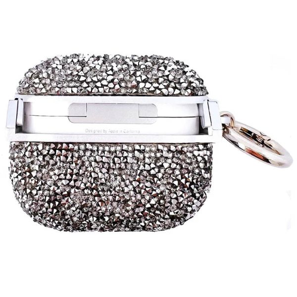 Чохол для навушників AirPods 3 Срібний Bling World Rock Diamond - Зображення 3