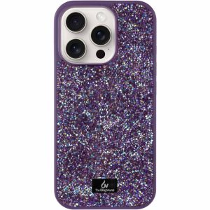 Чохол для iPhone 15 Pro Фіолетовий Bling World Rock Diamond
