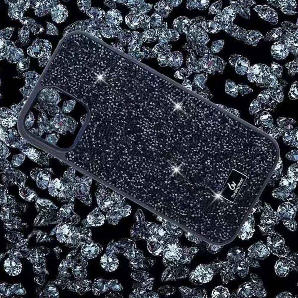 Чохол для iPhone 15 Pro Чорний Bling World Rock Diamond - Зображення 2