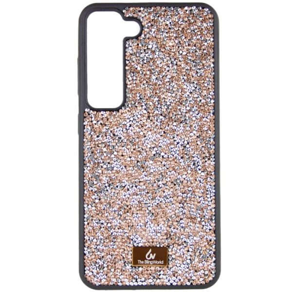 Чохол для Samsung Galaxy S23 Рожевий Bling World Rock Diamond