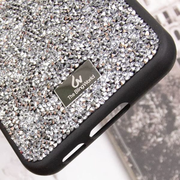 Чохол для Samsung Galaxy S23 Срібний Bling World Rock Diamond - Зображення 6