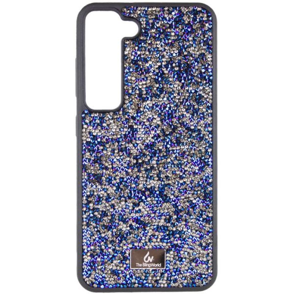 Чохол для Samsung Galaxy S23 Синій Bling World Rock Diamond