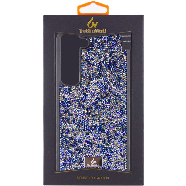 Чохол для Samsung Galaxy S23 Синій Bling World Rock Diamond - Зображення 4