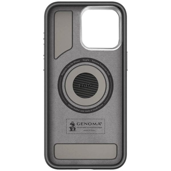 Чохол для iPhone 14 Pro Max Carbon PC+Leather SGP with MagSafe - Зображення 2